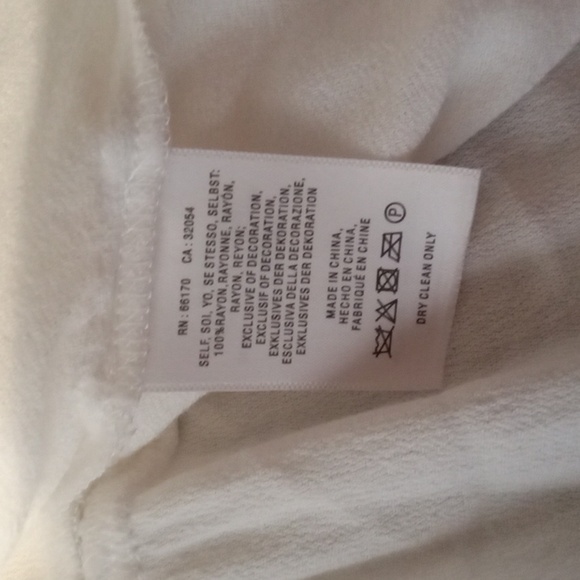 Maeve White Bell Sleeve Blouse Whimsygoth Fairy  and Tiered Design Womens Medium - Picture 5 of 10